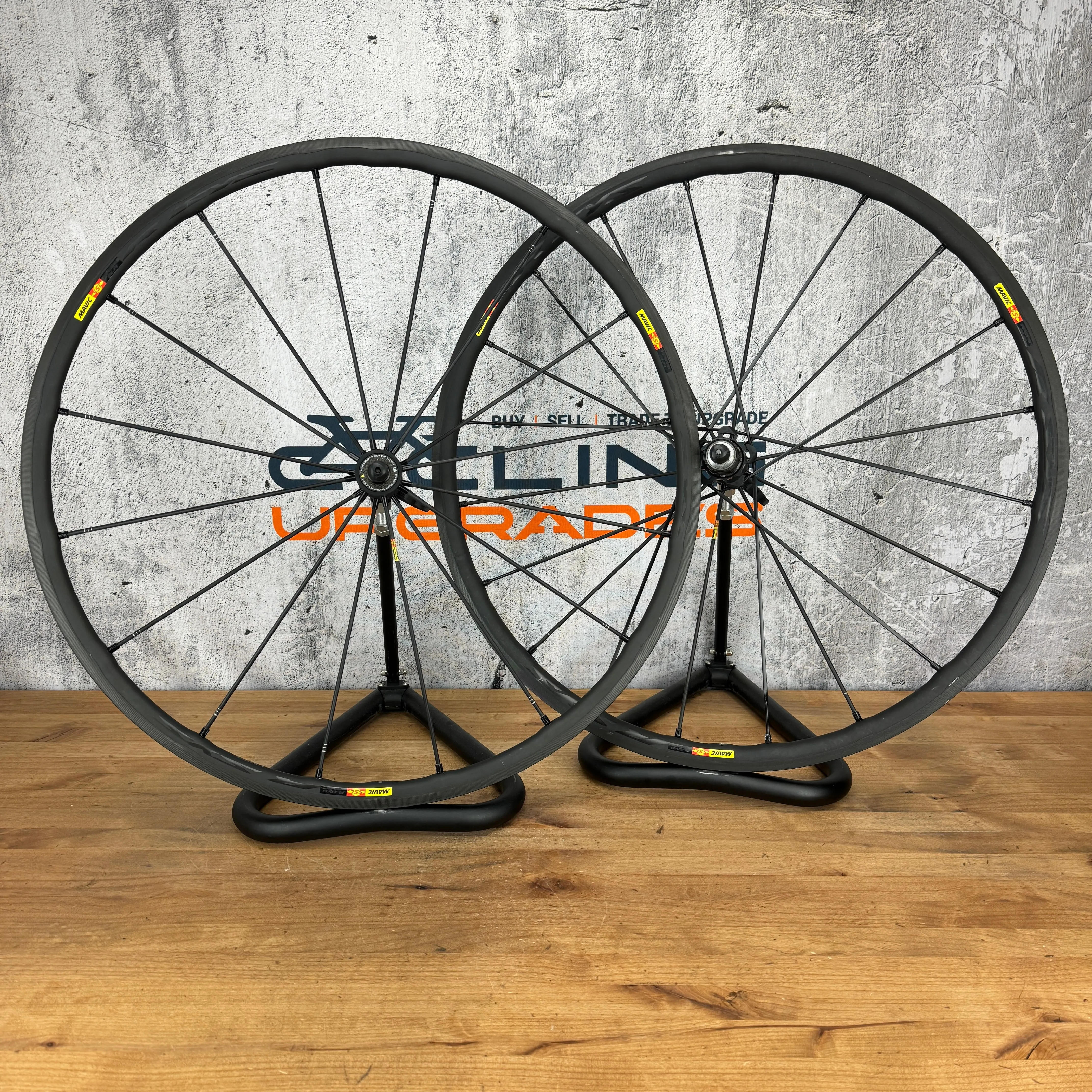 Low Mile! Mavic SSC R-SYS SLR Alloy Clincher Wheelset 700c Rim Brake 1364g