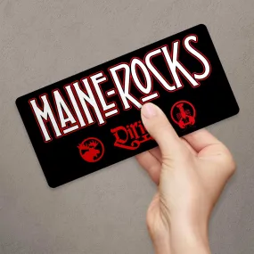 Maine Rocks Zeppelin Style Die Cut Vinyl Sticker
