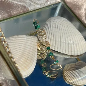 Malachite Loc Cuff