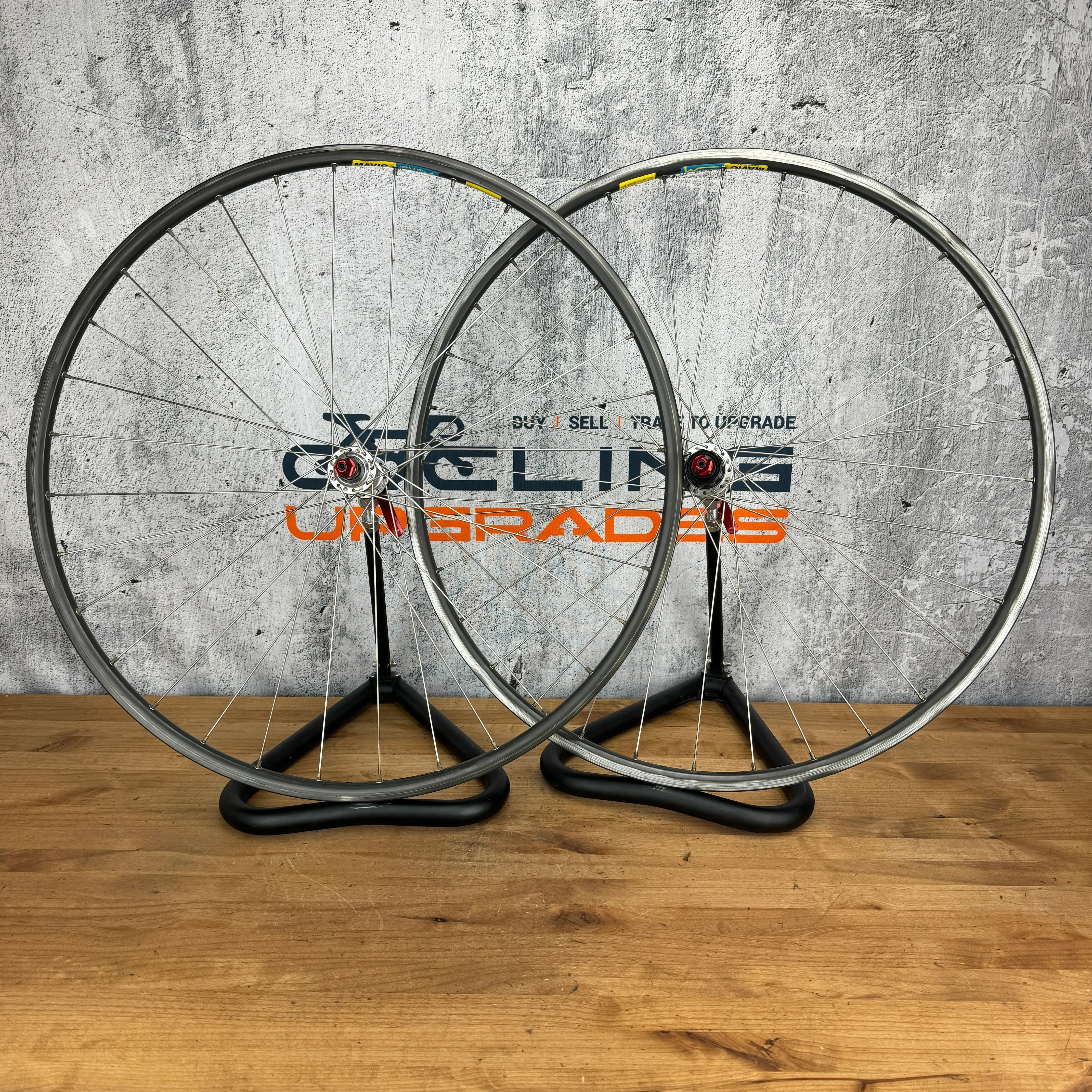 Mavic Open 4 CD Alloy Clincher Wheelset 700c Rim Brake 1936g Shimano 600 Hubs