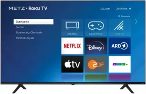 Metz 40MTD6000ZUK 40" DLED FHD Smart TV with Roku Black