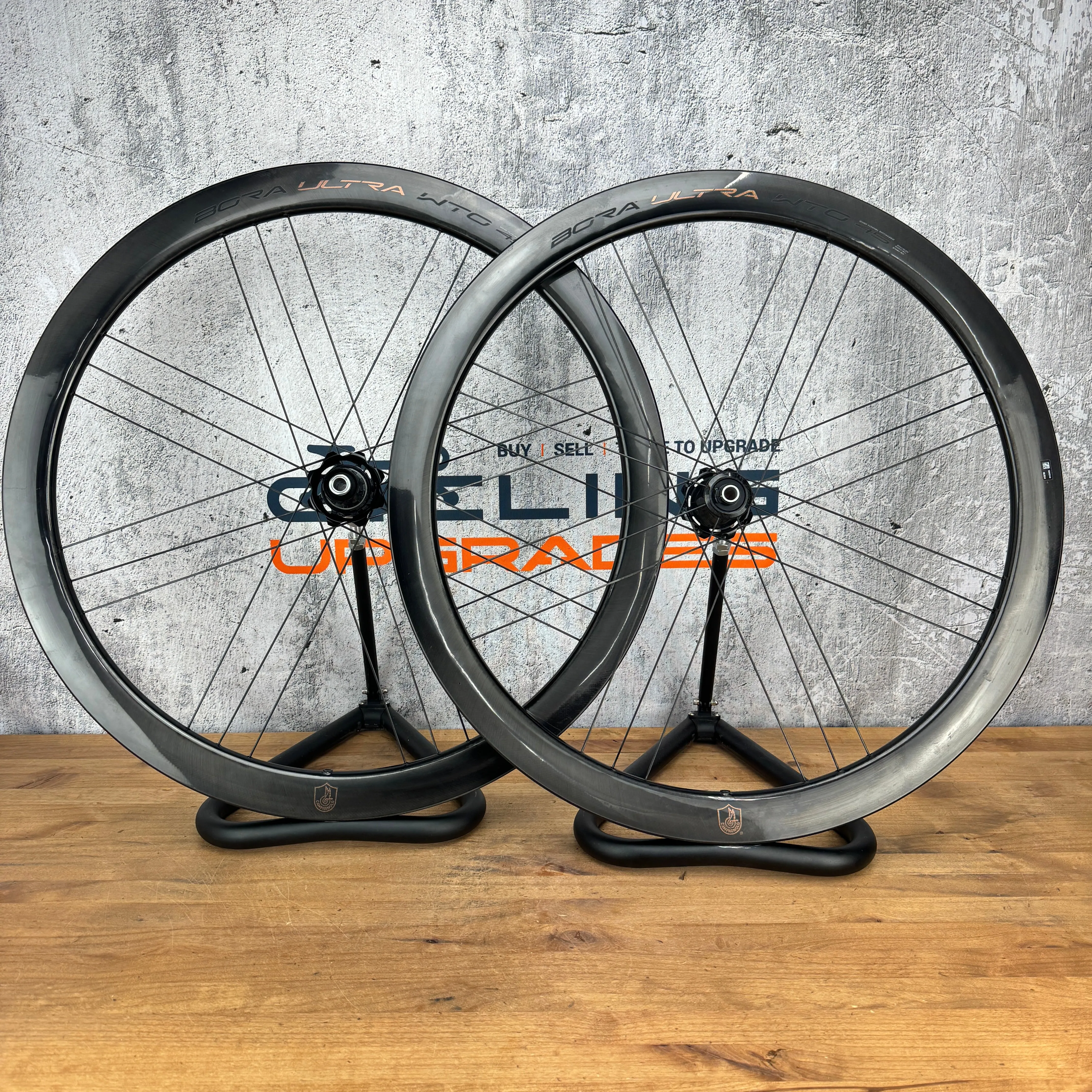 Mint! Campagnolo Bora Ultra WTO 45 2-Way Fit Carbon Disc Wheelset 700c 1427g CULT