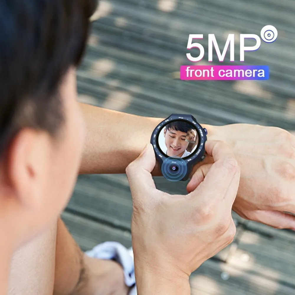 New Android 7.1 5MP 4G WIFI Smart Watch Heart Rate Fitness Tracker For iPhone Android Xiaomi