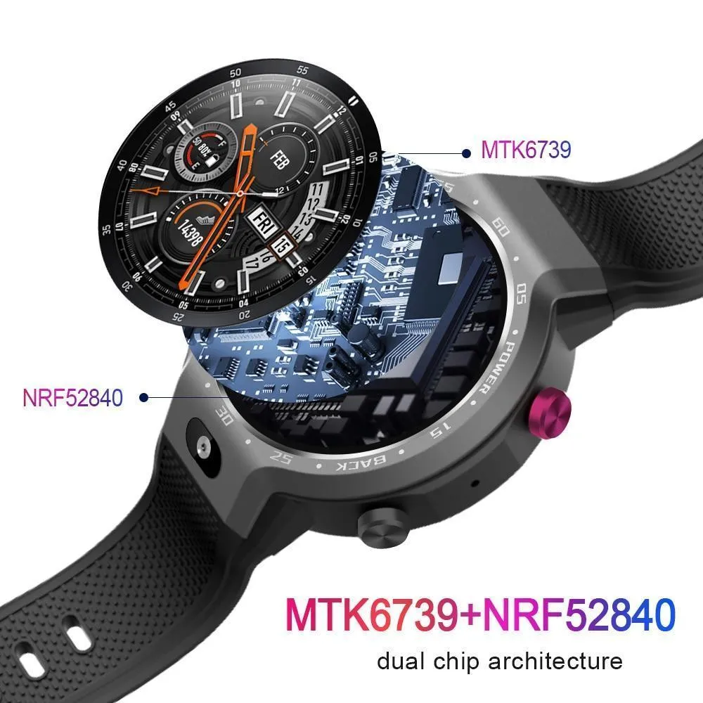 New Android 7.1 5MP 4G WIFI Smart Watch Heart Rate Fitness Tracker For iPhone Android Xiaomi