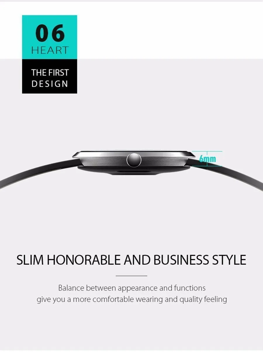 New Blood Pressure Round Bluetooth Fitness Wrist Watch  with Sleep Blood Pressure and Heart Rate Tracker