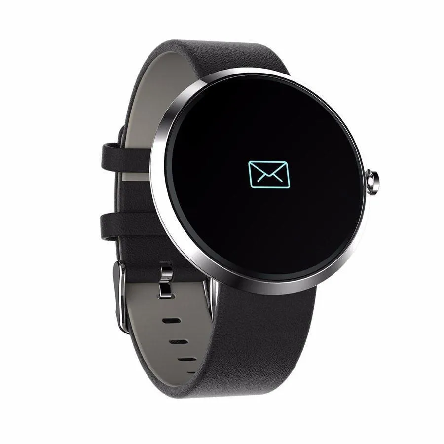 New Blood Pressure Round Bluetooth Fitness Wrist Watch  with Sleep Blood Pressure and Heart Rate Tracker