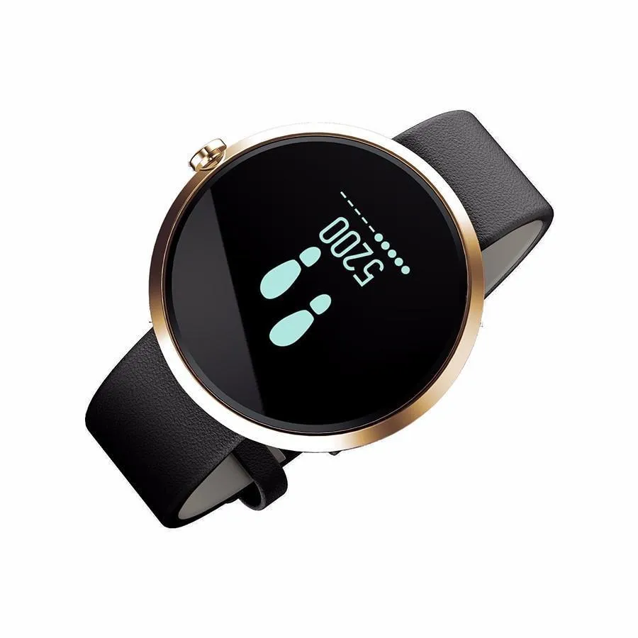New Blood Pressure Round Bluetooth Fitness Wrist Watch  with Sleep Blood Pressure and Heart Rate Tracker