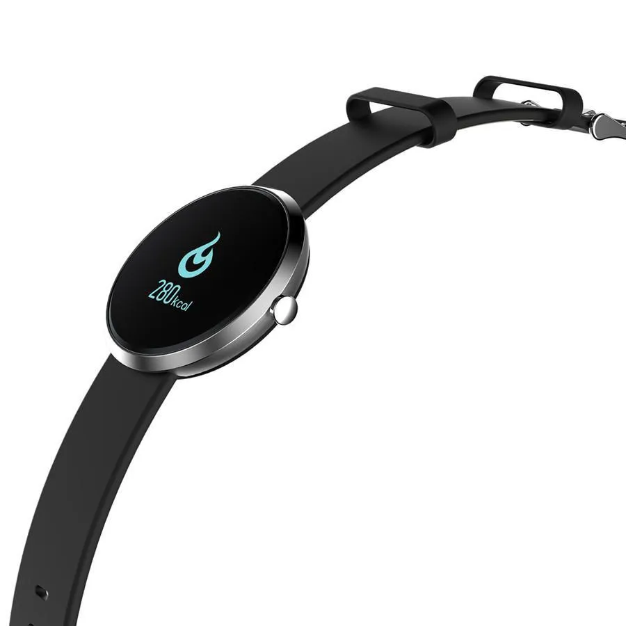 New Blood Pressure Round Bluetooth Fitness Wrist Watch  with Sleep Blood Pressure and Heart Rate Tracker