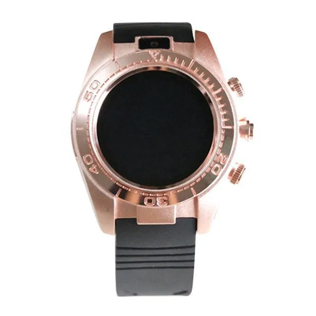 New Bluetooth Clock Smart Sports Watch  Men for Android Support SIM TF Card Alarm Clock Camera