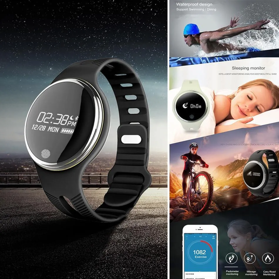 New Bluetooth Smart Band with IP67 Water-Resistant Swimming Pedometer Sport Fitness Tracker & Anti-Lost Indicator