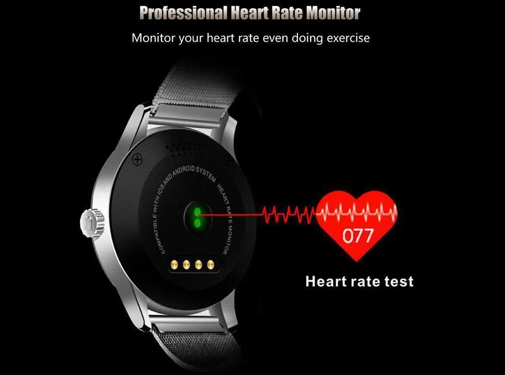 New Bluetooth Smart Watch 2.5D HD IPS Screen Sleep Heart Rate Monitor IP54 Water-Resistant Smartwatch For Android IOS