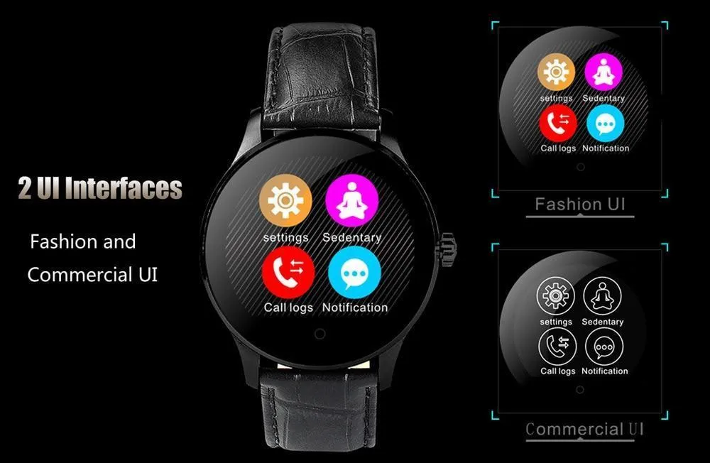 New Bluetooth Smart Watch 2.5D HD IPS Screen Sleep Heart Rate Monitor IP54 Water-Resistant Smartwatch For Android IOS