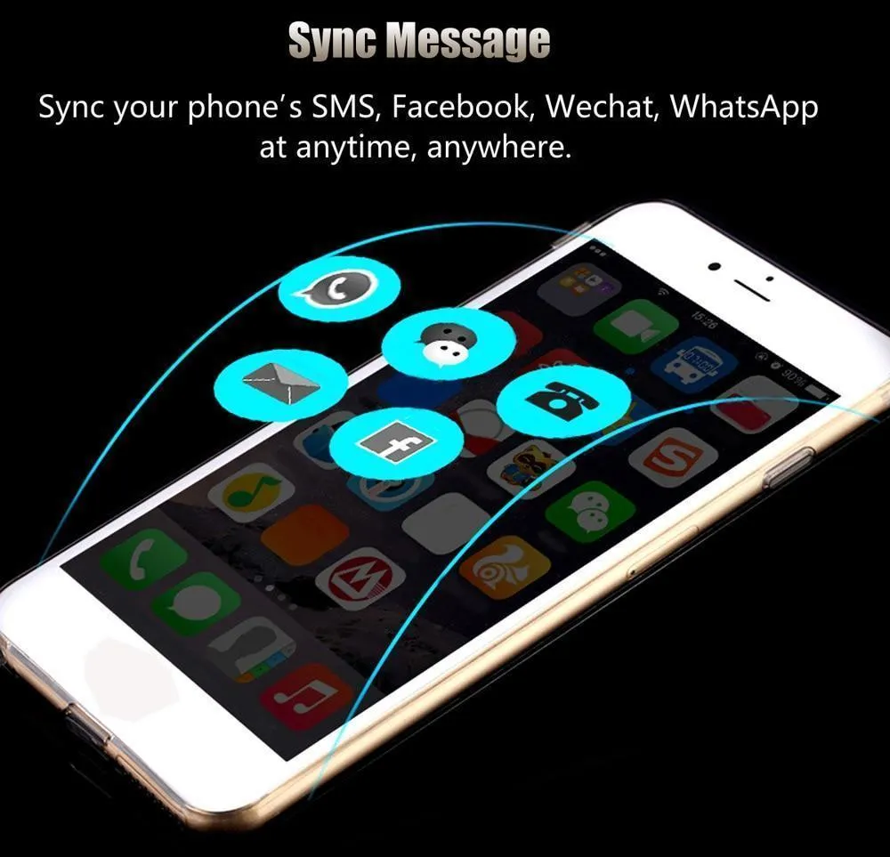 New Bluetooth Smart Watch 2.5D HD IPS Screen Sleep Heart Rate Monitor IP54 Water-Resistant Smartwatch For Android IOS