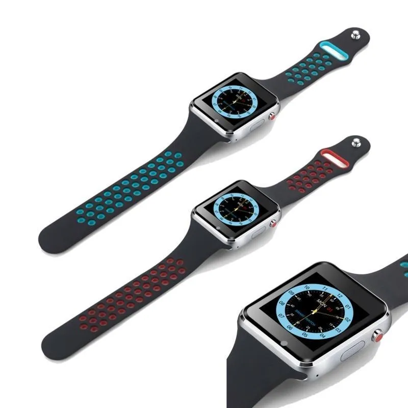 New Bluetooth Smart Watch With Camera Facebook Whatsapp Twitter Sync SMS Smartwatch For iPhone Android