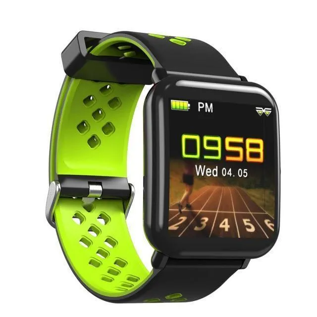 New Bluetooth Sport Watch Colour Smart Watch Waterproof Heart Rate Sleep Monitor For iOS Android