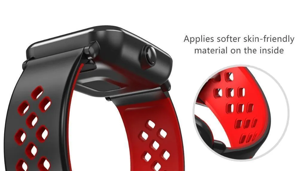 New Bluetooth Sport Watch Colour Smart Watch Waterproof Heart Rate Sleep Monitor For iOS Android