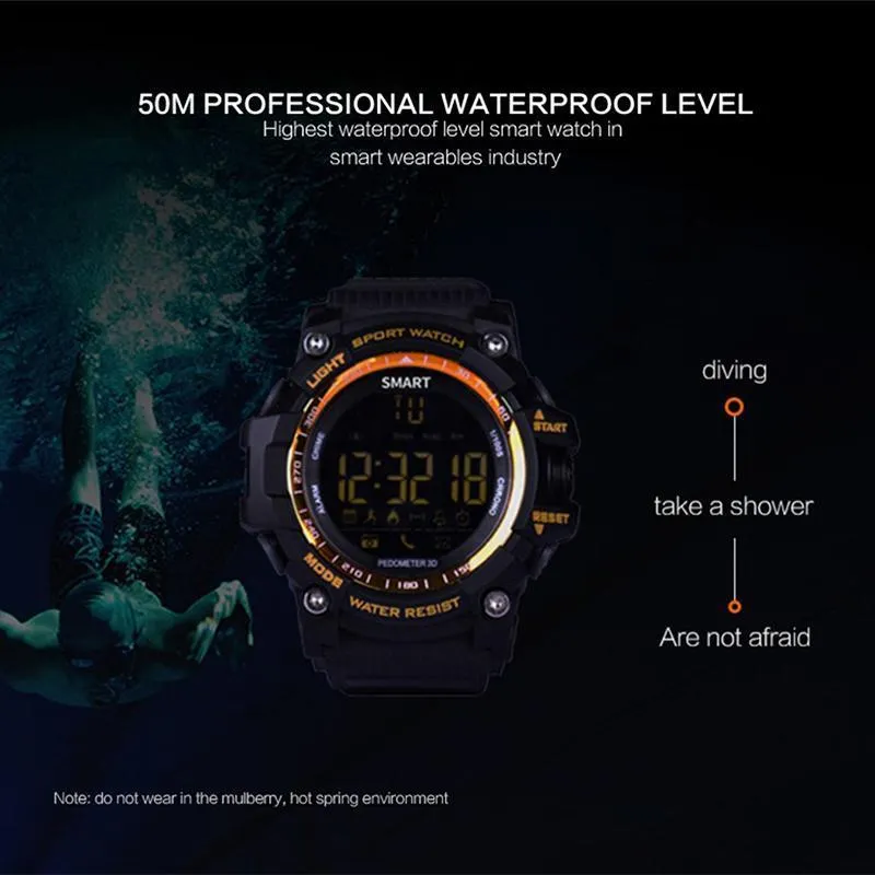 New Deluxe Smart Watch with BT Call / SMS  /Twitter / Facebook / Whatsapp / Skype Reminder Sports Steps