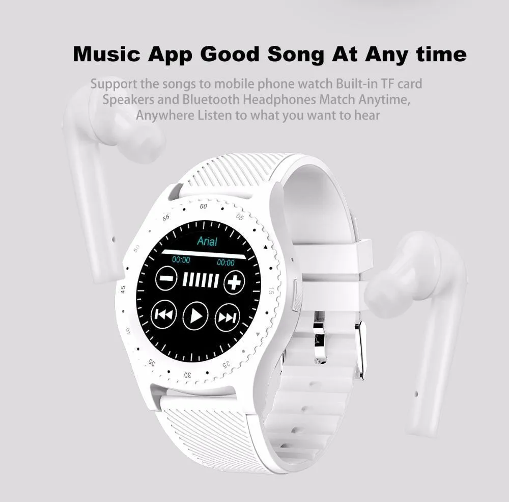 New Fitness Sports Smart Watch w/ Camera Bluetooth Wristwatch Tracker Smartwatch for Android IOS phone