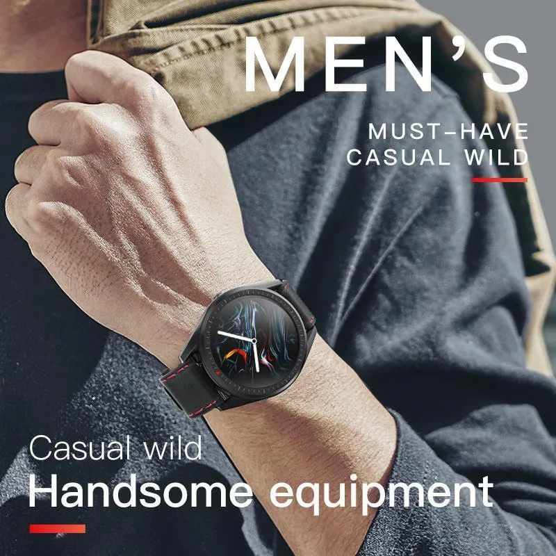 New Heart Rate Fitness Tracker 1.3'' Inch Full Touch Screen Bracelet Smart Watch