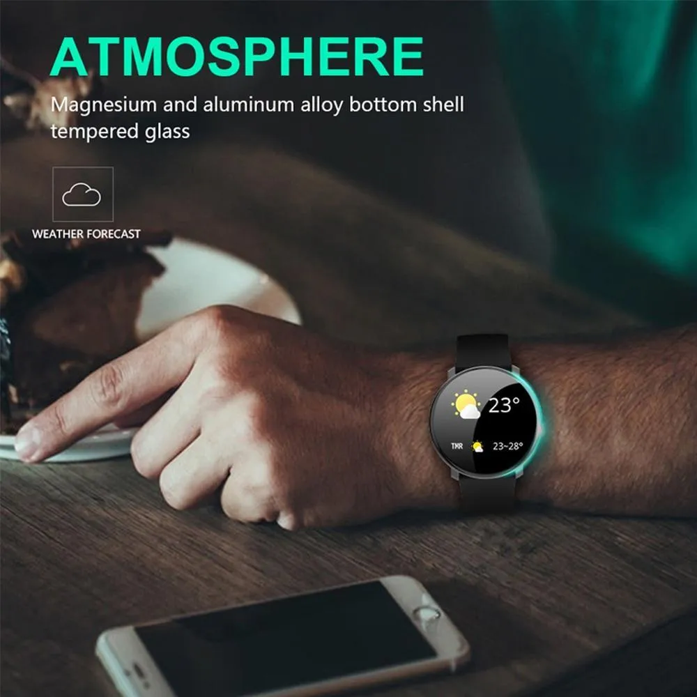 New IP67 Waterproof Fitness tracker Heart Rate Monitor Smartwatch For Android & iOS