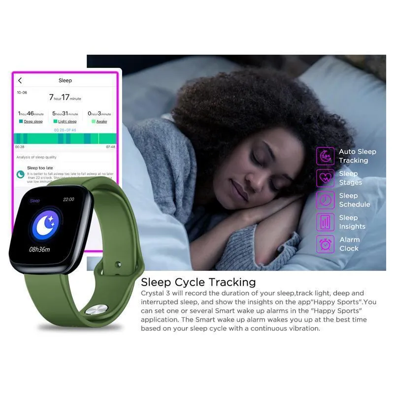 New IP67 Waterproof Heart Rate Long Battery Life IPS Colour Screen Smart Watch For Android IOS