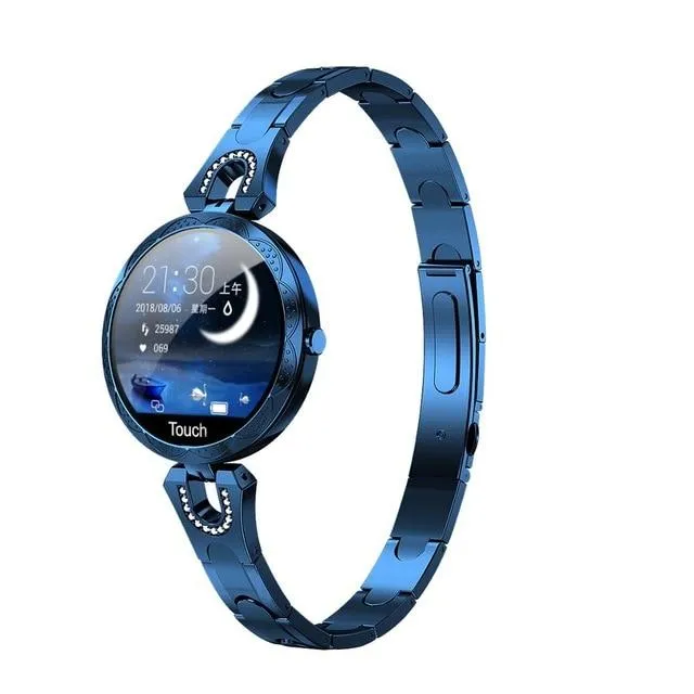 New Luxury Ladies IP67 Waterproof Heart Rate Fitness Tracker Bluetooth Fitness Tracker Bracelet