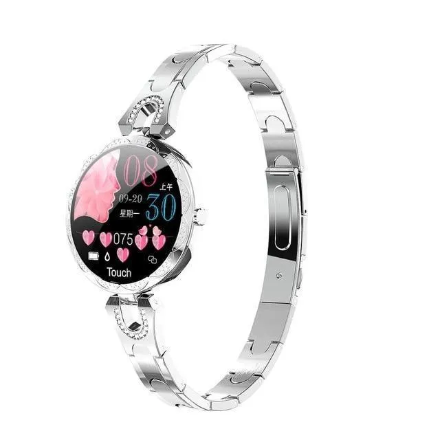 New Luxury Ladies IP67 Waterproof Heart Rate Fitness Tracker Bluetooth Fitness Tracker Bracelet