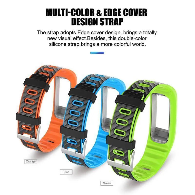 New Smart Band 3D Dynamic UI Fitness Tracker Bracelet Heart Rate Monitor Blood Pressure Wristband IP68 Waterproof for IOS Android Windows