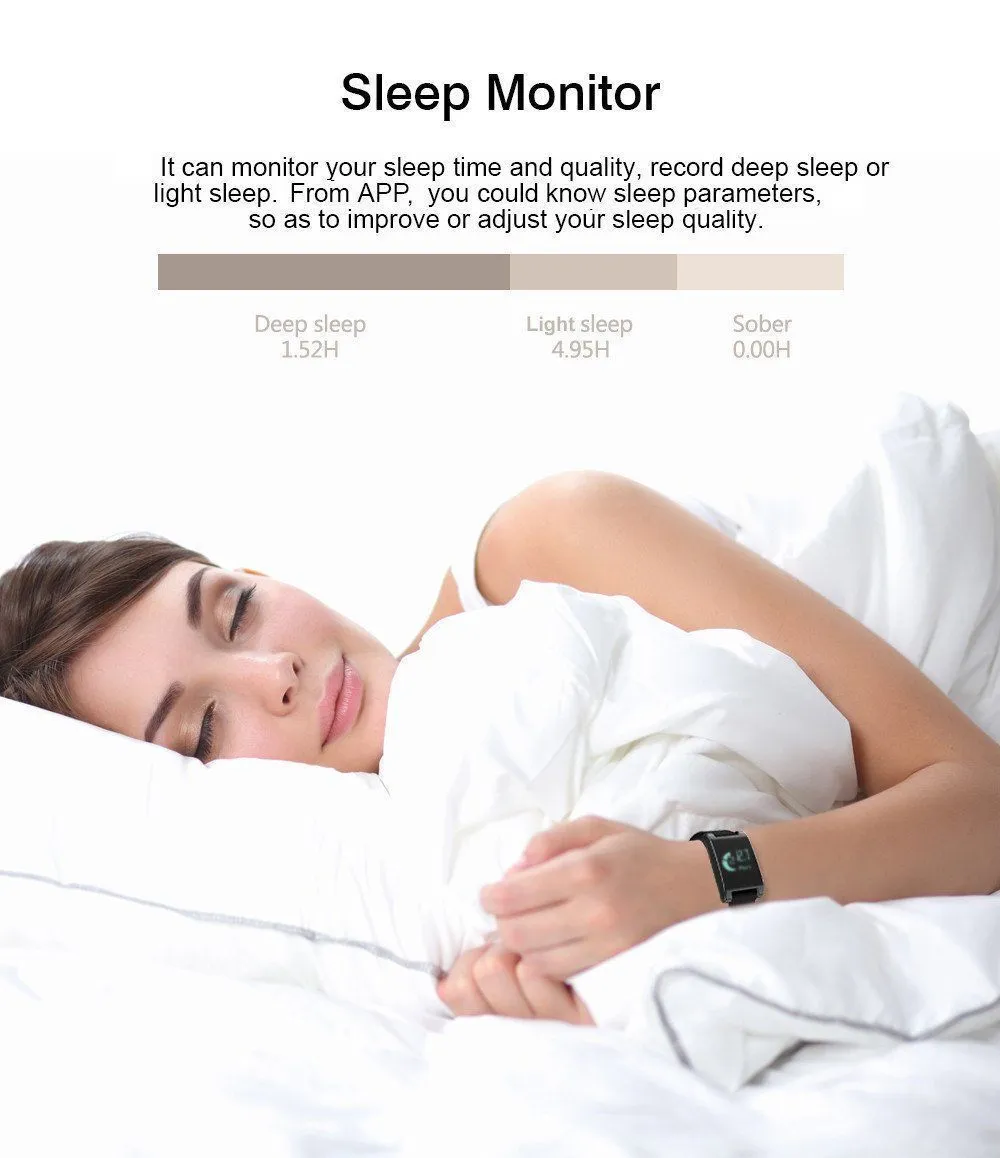 New Smart Watch Waterproof Bluetooth Smart Band Heart Rate Blood Pressure Monitor Pedometer for Android IOS