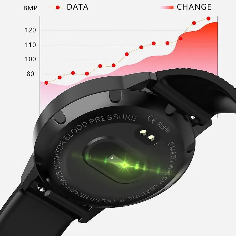 New Waterproof Heart Rate Fitness Tracker Digital Wrist Smartwatch For iPhone Samsung Xiaomi