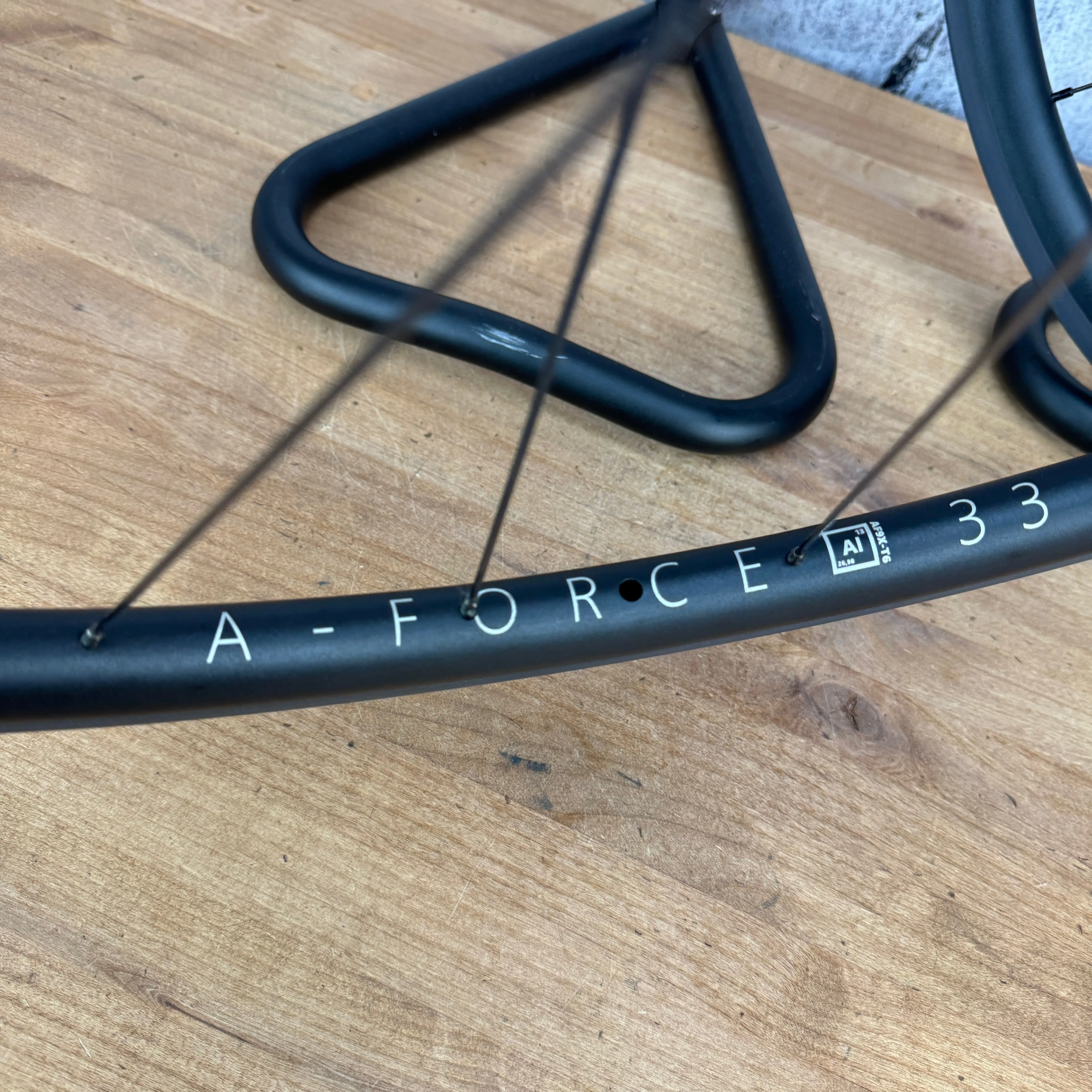 November A-Force AL33 Alloy Tubeless Wheelset 700c Rim Brake White Industries T11