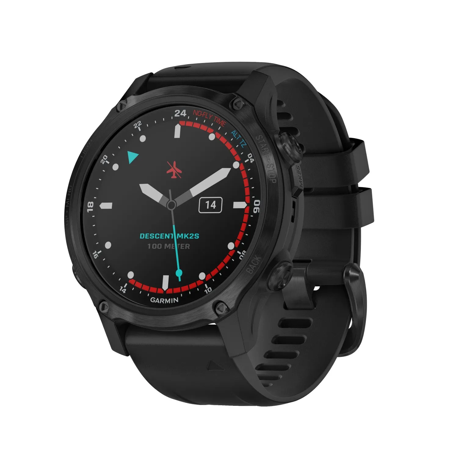 OPEN BOX Garmin Descent Mk2S Carbon Gray DLC Watch-Style Dive Computer