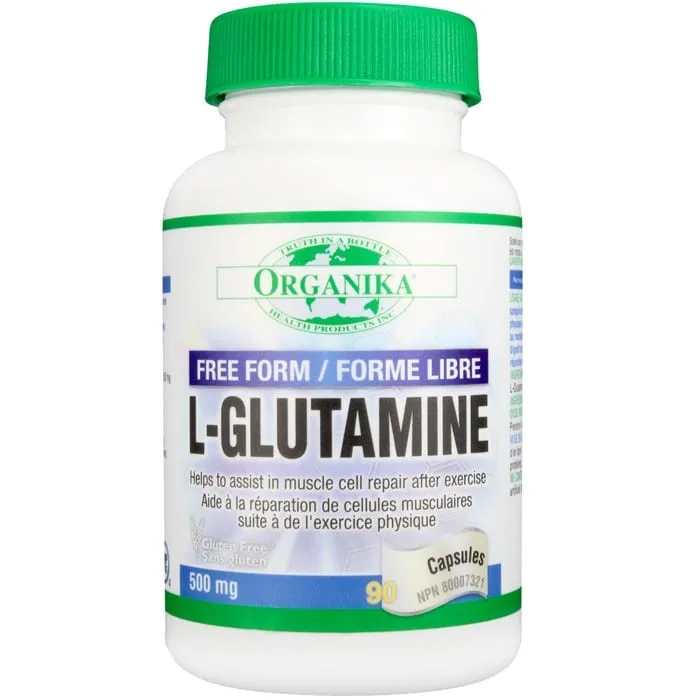 Organika L-Glutamine (Free Form), 500mg