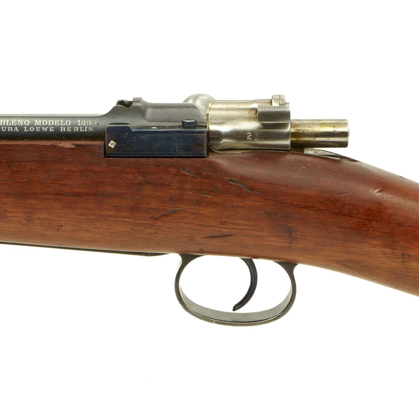 Original Excellent German Model 1895 Chilean Contract Mauser Rifle by Ludwig Loewe Berlin - serial D6421