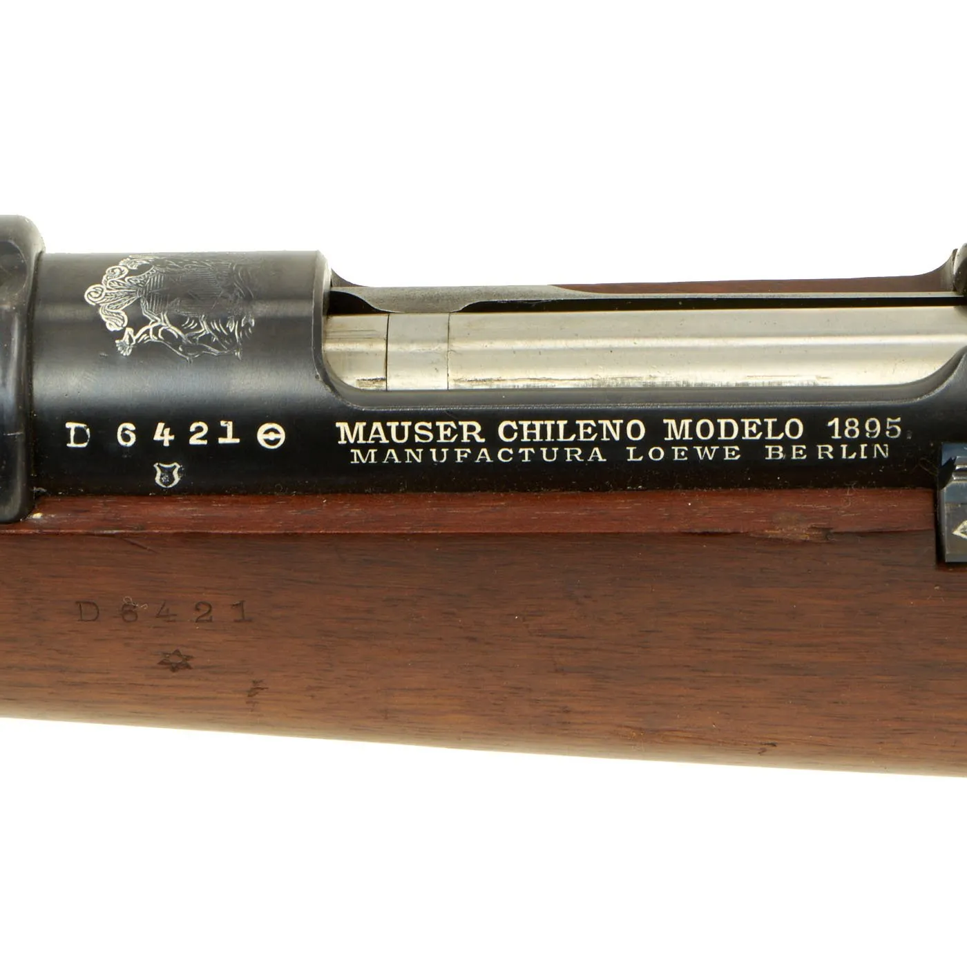 Original Excellent German Model 1895 Chilean Contract Mauser Rifle by Ludwig Loewe Berlin - serial D6421