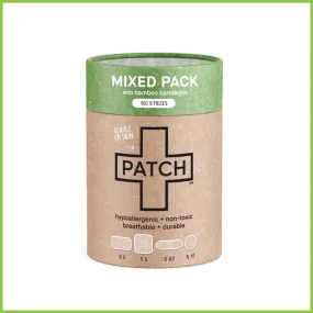 PATCH Bamboo Plasters - MIXED PACK - 100 Assorted Size plasters