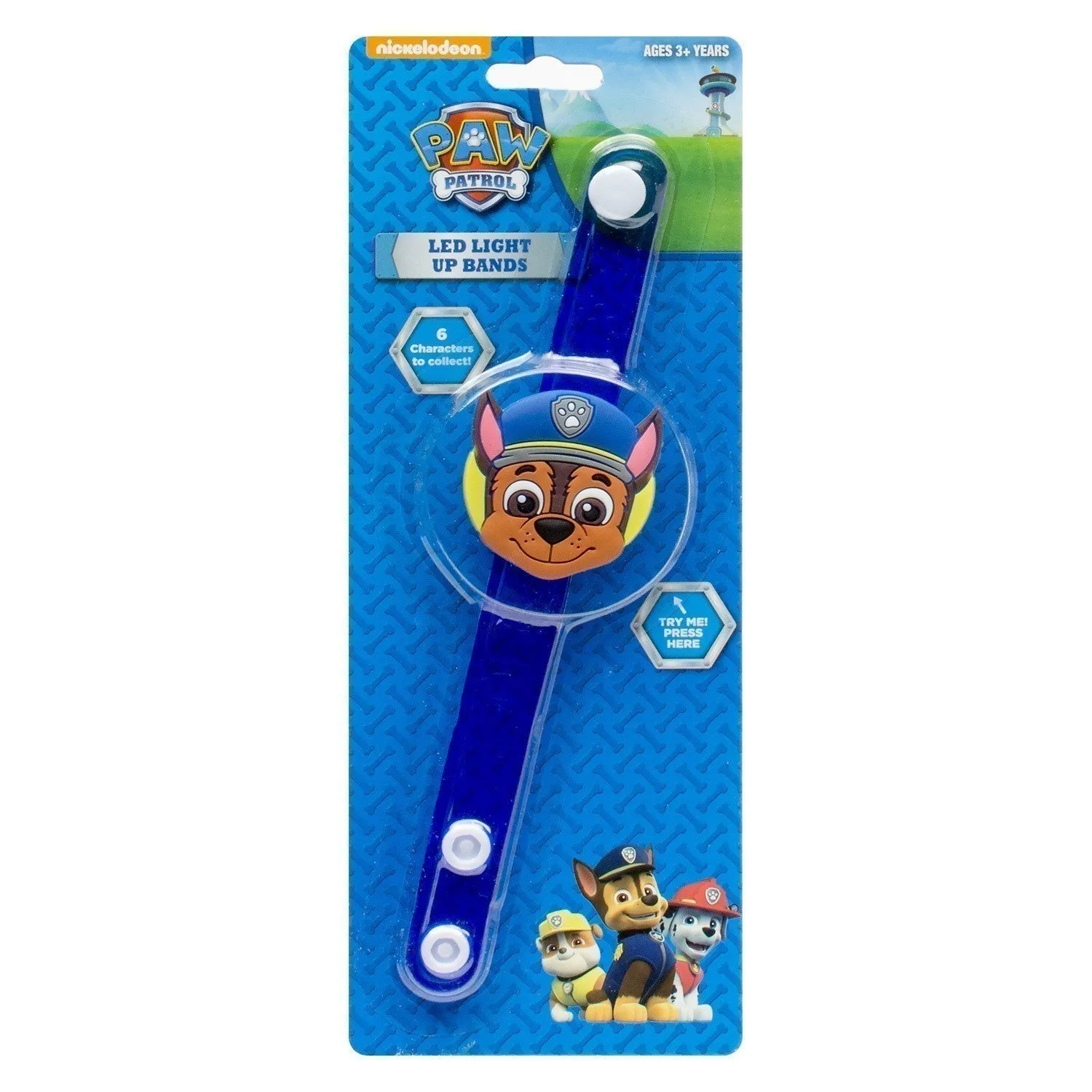 Paw Patrol Led Light Up Bands Chase
