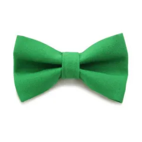 Pet Bow Tie - "Color Collection - Clover Green" - Solid Green Bowtie for Cats   Dogs - St. Patrick's Day