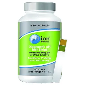 PHION BALANCE - Diagnostic pH Test Strips, 4.5 - 9.0 ph Range - 90 Strips