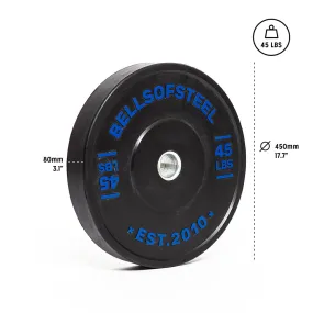 Premium Olympic Bumper Plates Dead Bounce with Contrast Colors