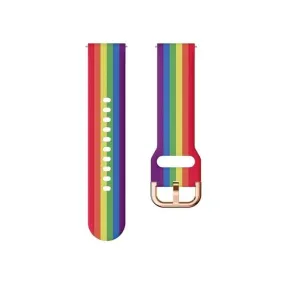 Rainbow Watch Straps compatible with the Garmin Fenix Chronos