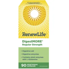 Renew Life DigestMORE Regular Strength, 90 Capsules