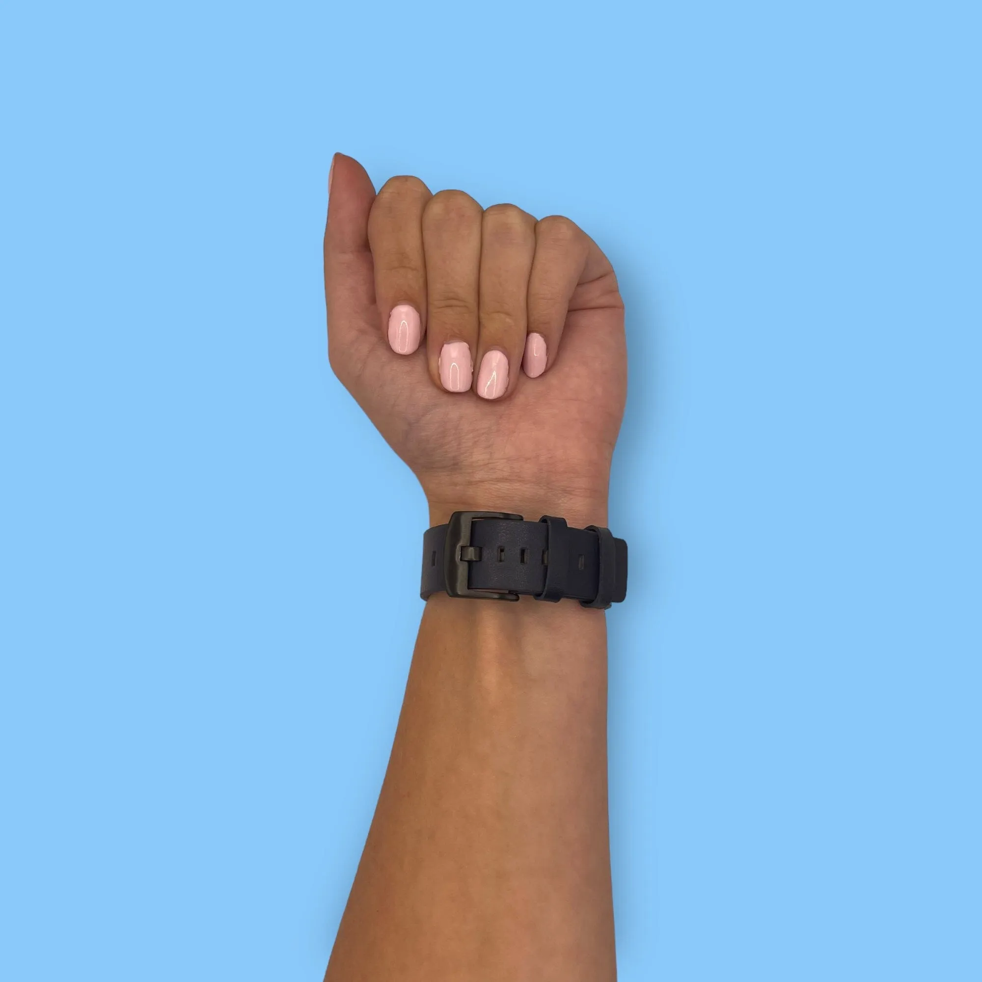 Replacement Leather Watch Band Compatible with the Fitbit Versa