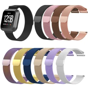 Replacement Milanese Magnetic Watch Bands compatible with the Fitbit Versa