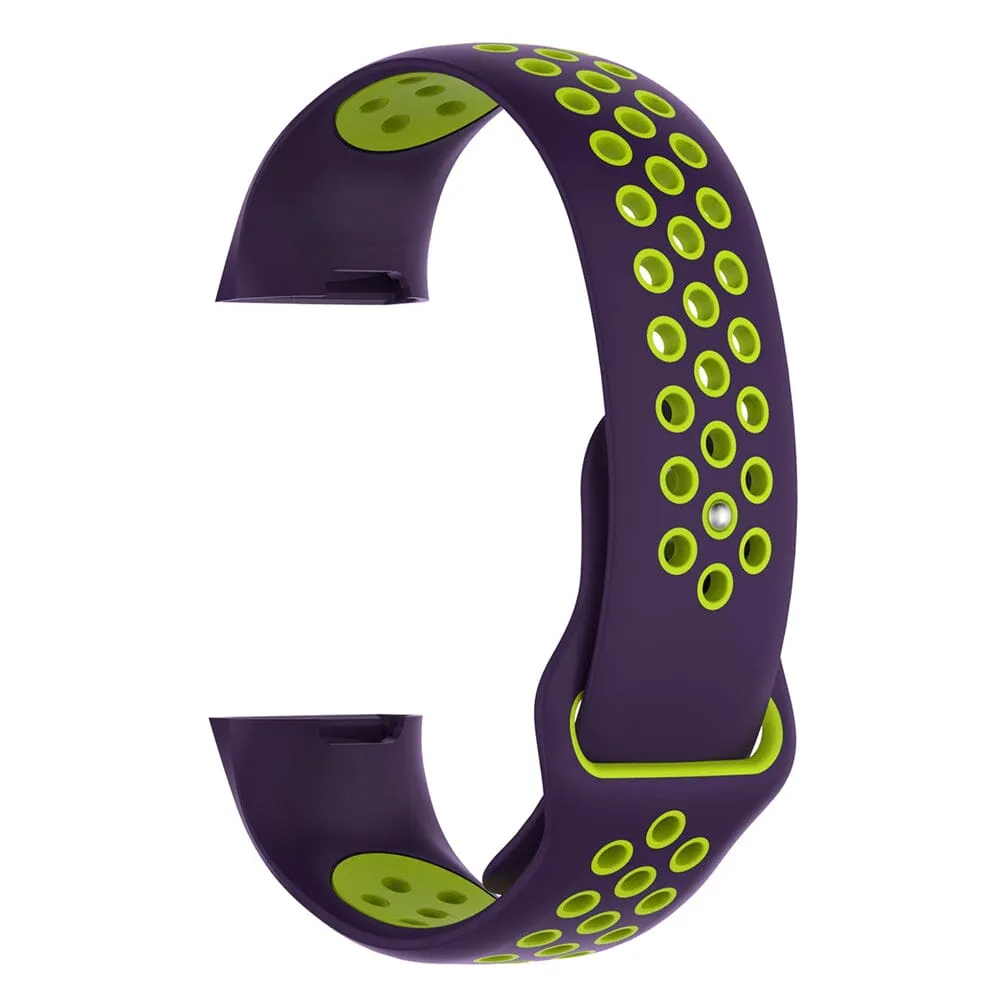 Replacement Silicone Sports Watch Band Compatible with the Fitbit Charge 3 & Charge 4