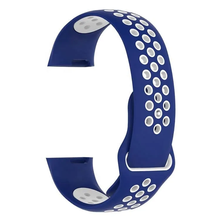 Replacement Silicone Sports Watch Band Compatible with the Fitbit Charge 3 & Charge 4