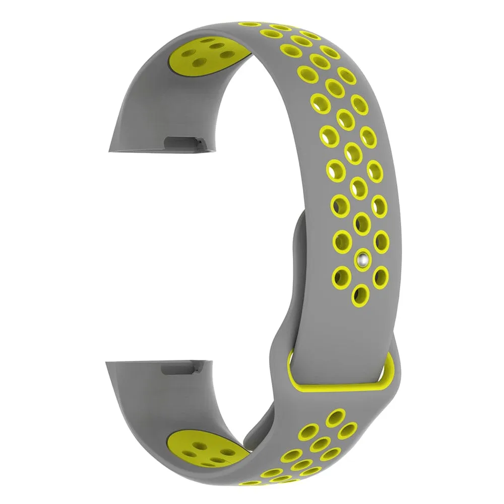 Replacement Silicone Sports Watch Band Compatible with the Fitbit Charge 3 & Charge 4