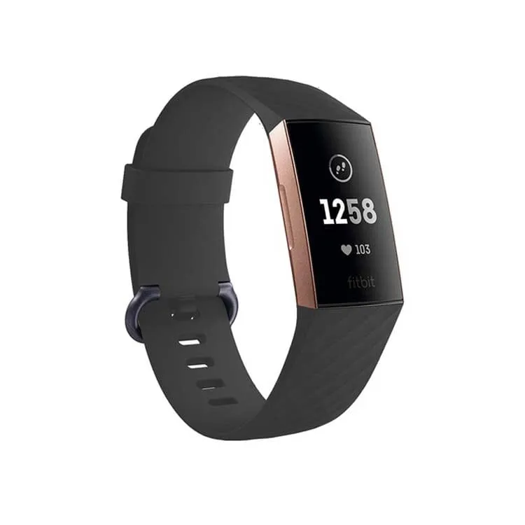 Replacement Silicone Watch Straps Compatible with the Fitbit Charge 3 & Charge 4