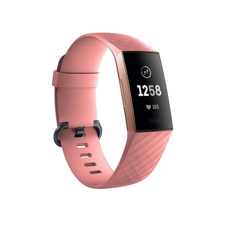 Replacement Silicone Watch Straps Compatible with the Fitbit Charge 3 & Charge 4