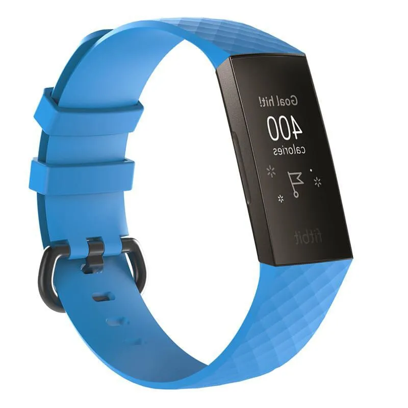 Replacement Silicone Watch Straps Compatible with the Fitbit Charge 3 & Charge 4